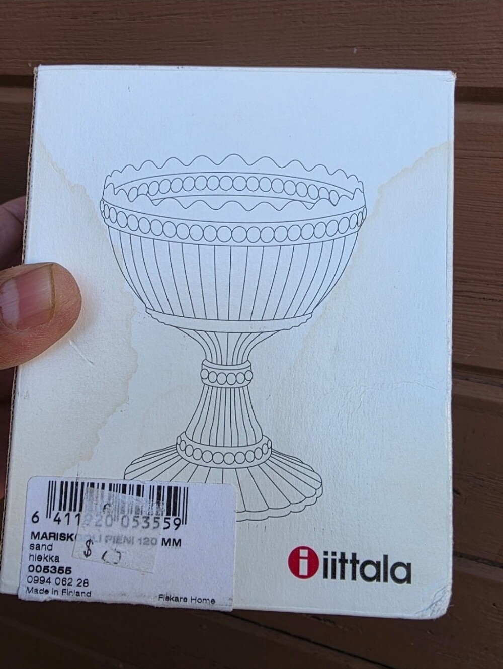 Iittala Mariskooli bowl, specifically the 155mm frosted version